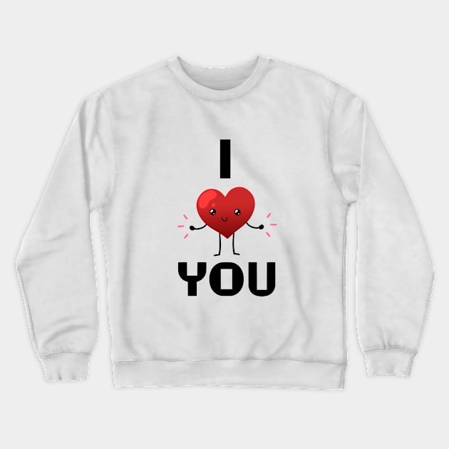 I heart you Crewneck Sweatshirt by Ashe Cloud